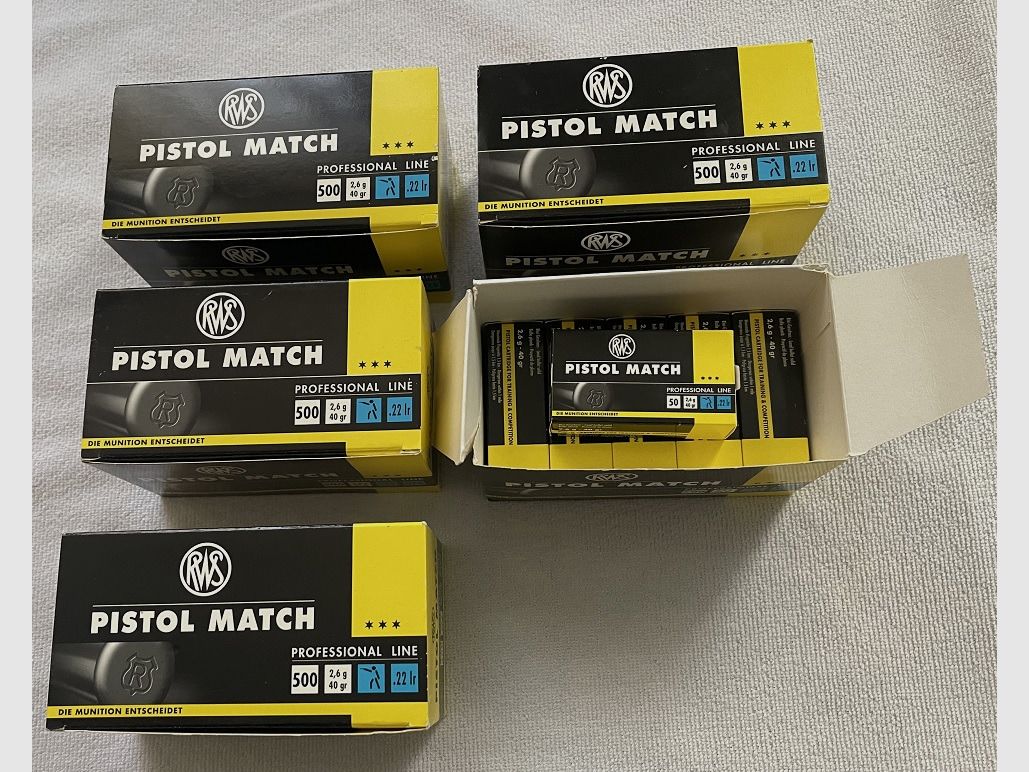 RWS Pistolen Match .22lr