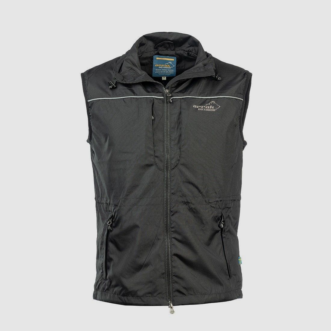 Arrak Outdoor Jumper Weste Herren Schwarz M