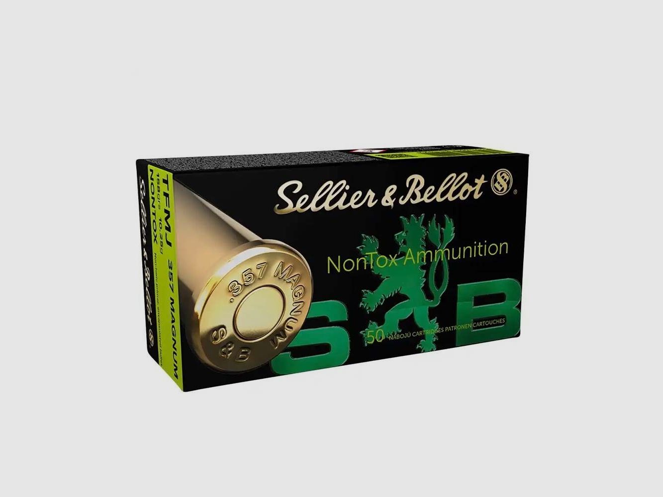 Sellier & Bellot .357 Mag. TFMJ NonTox 10,2 g / 158grs. / 50 pz