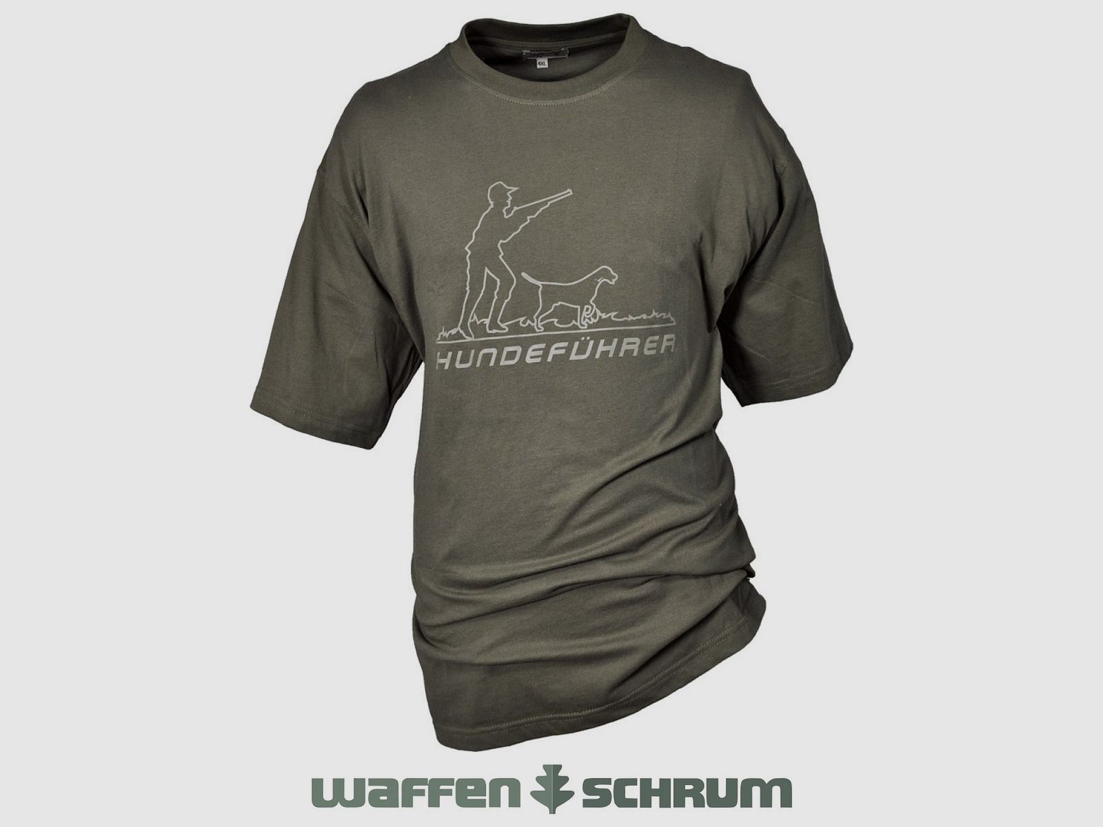 Hubertus T-Shirt Hundeführer Oliv