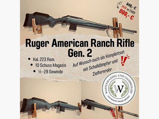 Ruger American Ranch Rifle Gen.2 223Rem.