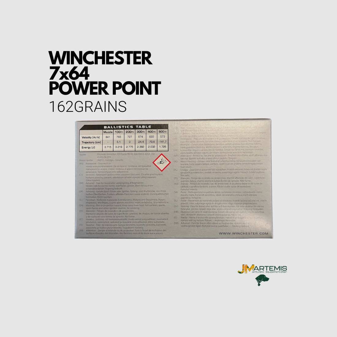 Box mit Patronen Winchester 7X64 POWER POINT, Bild 4 von 4