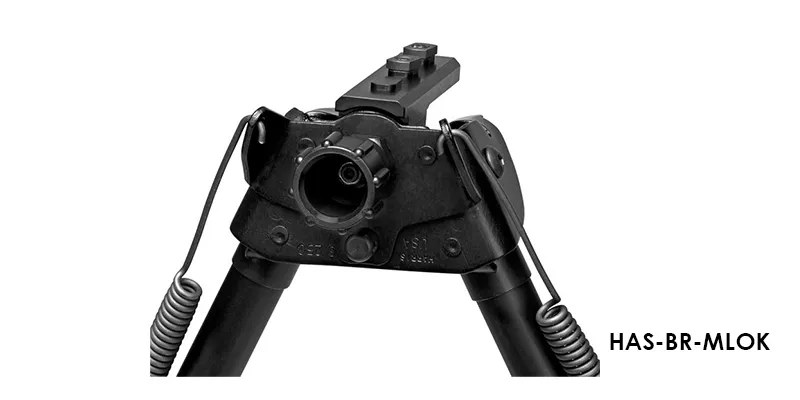 Harris Bipod Zweibeinstütze M-LOK glatte Beine 9″-15″, Bild 2 von 2