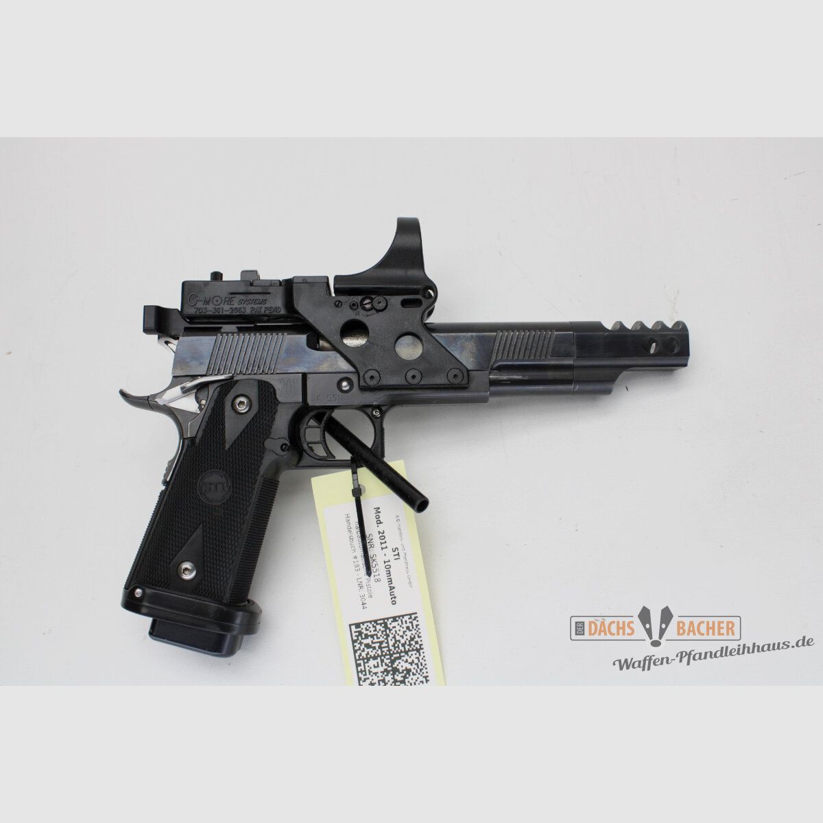 Pistol STI International Mod 2011 Cal. 10mm Auto 5" barrel with C-More LP, image 2 of 3
