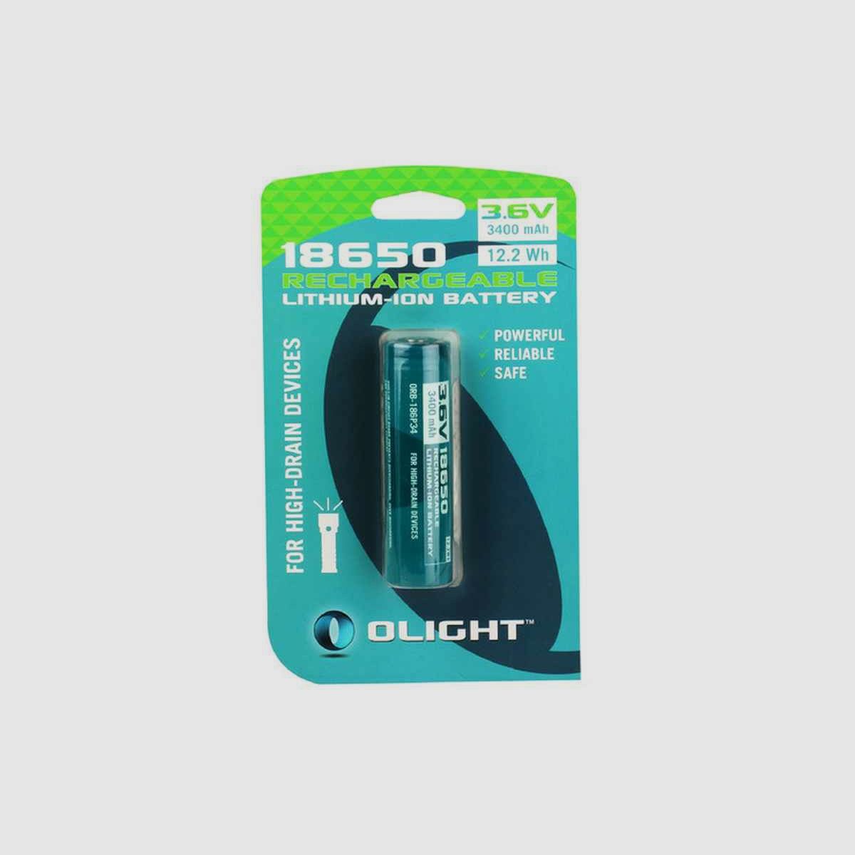 Olight 18650 3400mAh Hochleistungsbatterie, Bild 2 von 3