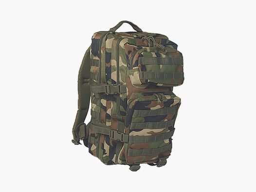 MILTEC MOCHILA DE ASALTO 36 L WOODLAND 100% POLIESTER