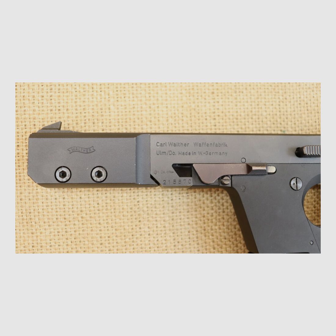 Walther GSP, Kal. .32, inkl. Wechselsystem Kal. .22lr