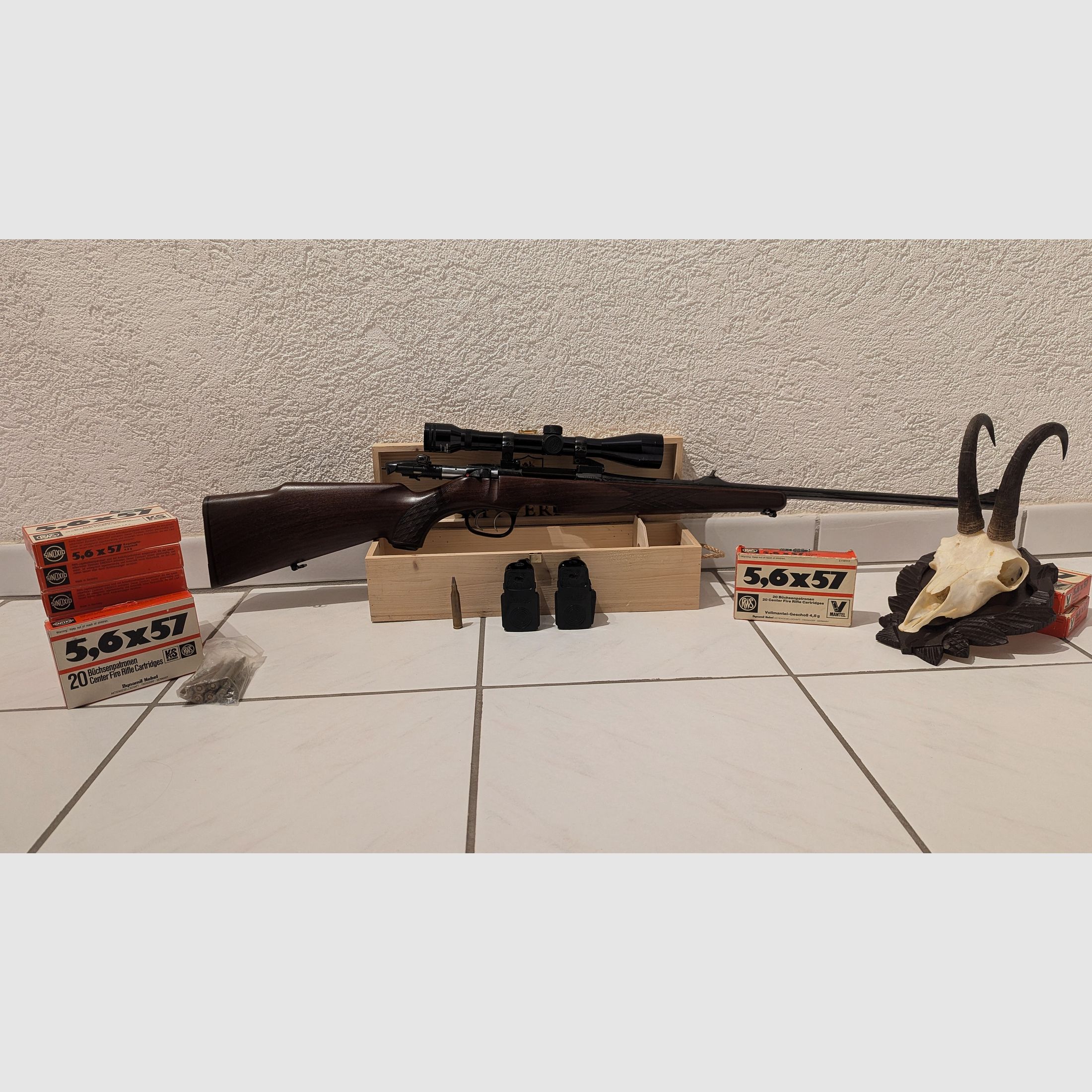 Steyr Mannlicher Model L, Kaliber 5,6x57 – Privatverkauf inkl. 200+ Schuss