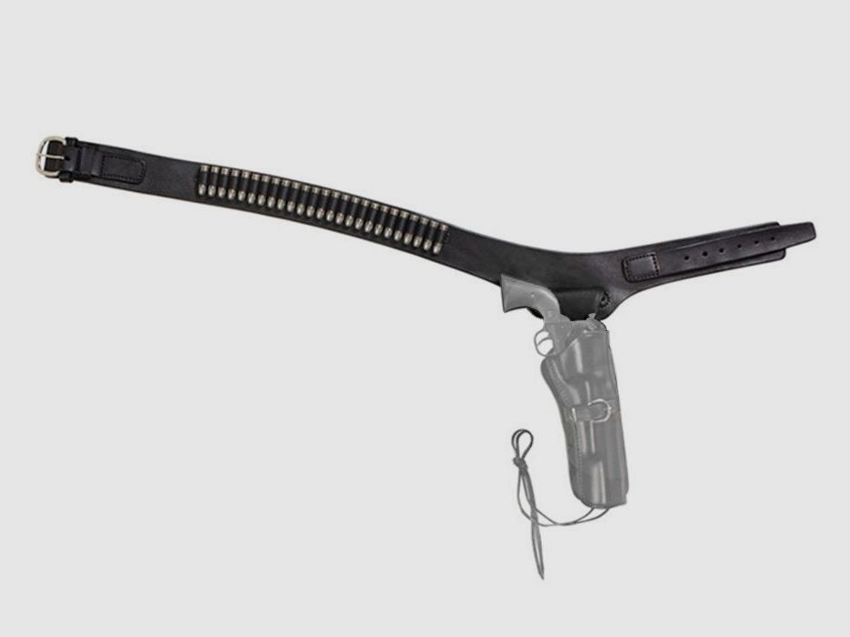 Gürtel Wyoming Large .44/.45 Black RH