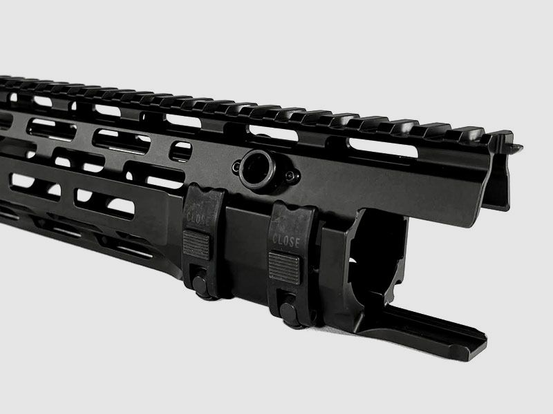Guardamanos M-LOK Heckler & Koch con liberación rápida para MR308 NEGRO, para cañón de 13"/16,5" (guardamanos corto)