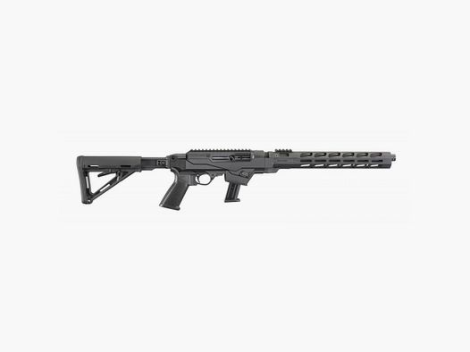 Ruger semi-automatico, PC Carbine con handguard in alluminio free-float, calcio telescopico, smontabile, 9mm Luger, lega di alluminio, 16.12", 17 colpi