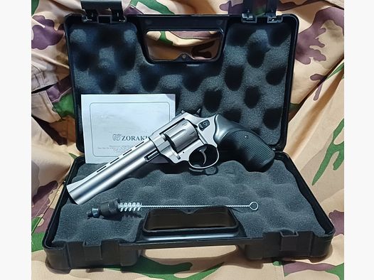 Schreckschusspistole Zoraki R1 6 Zoll PTB 1009 STAHLTROMMEL!