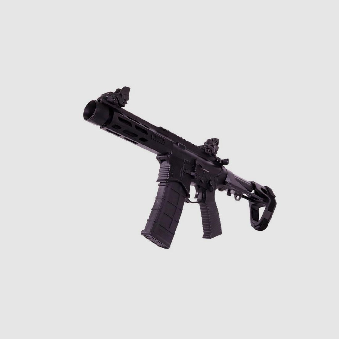 Airsoft-Replikat Golden Eagle PDW GBBR 6.5 Schwarz - Realistischer Blowback - Hohe Präzision - Für Airsoft-Enthusiasten, Bild 2 von 5