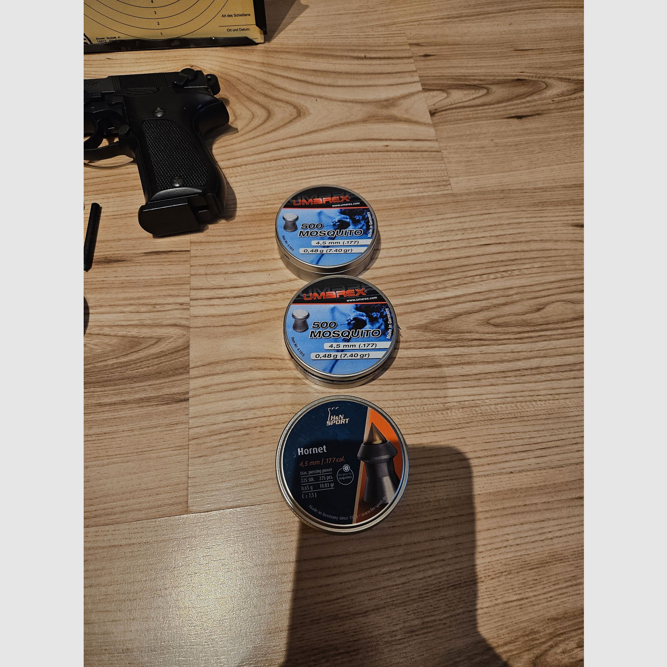 Walther CP 88 + munición + cápsulas de CO2 + caja de captura de balas + 2x cargadores