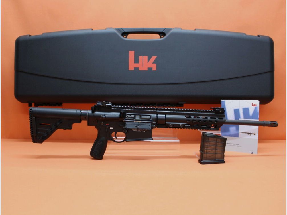 Heckler&Koch Ha.Büchse .308Win Heckler&Koch/H&K MR308 A3 16,5" Lauf Schwarz HKey, Gas-Piston-System HK417/G28
