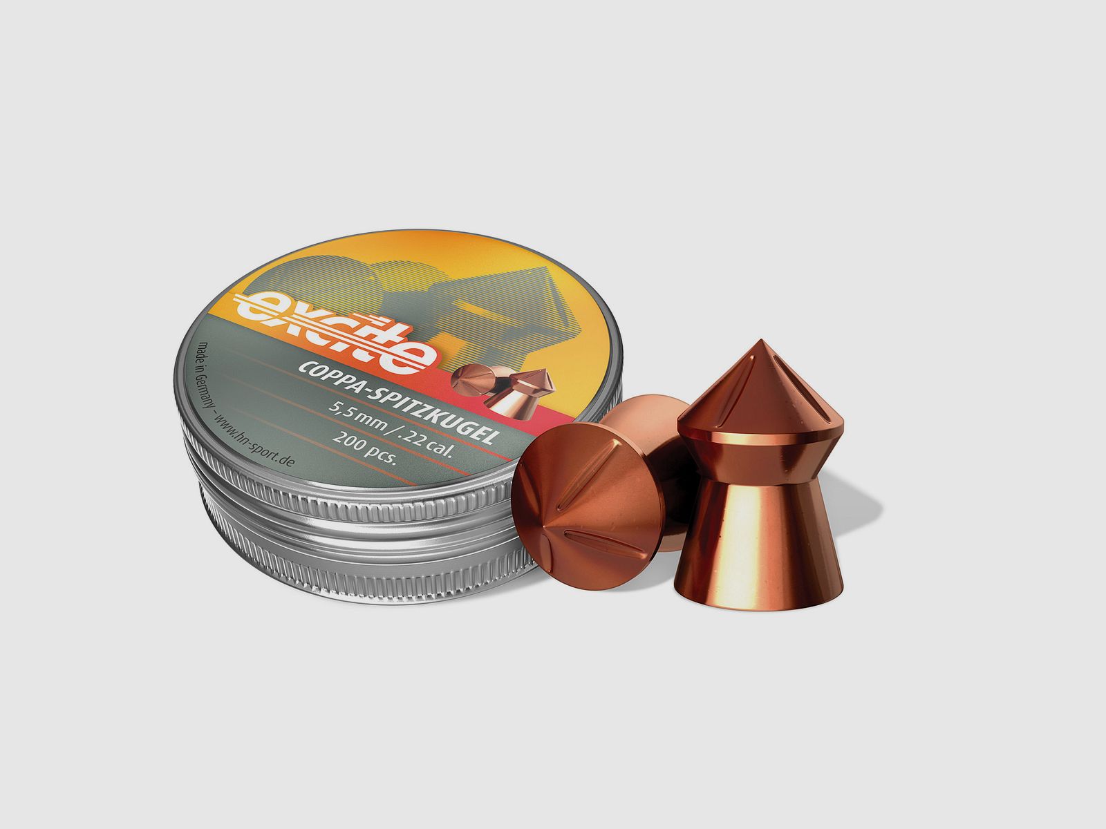 H&N Excite Coppa 200 pcs. Pointed Diabolo 5.5mm