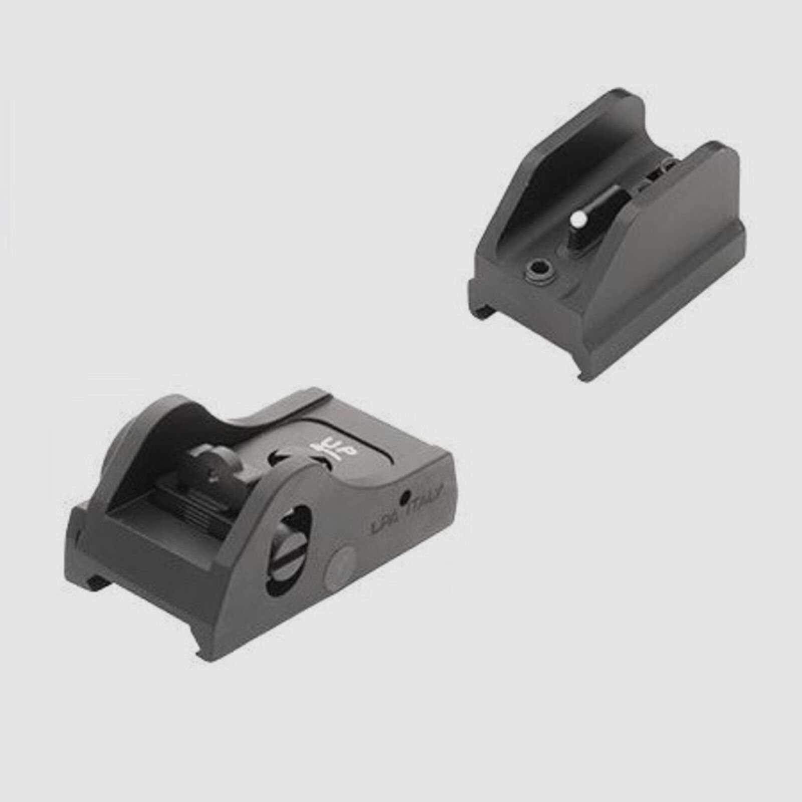 LPA STB Visierset Ghostring m/Dot weiß