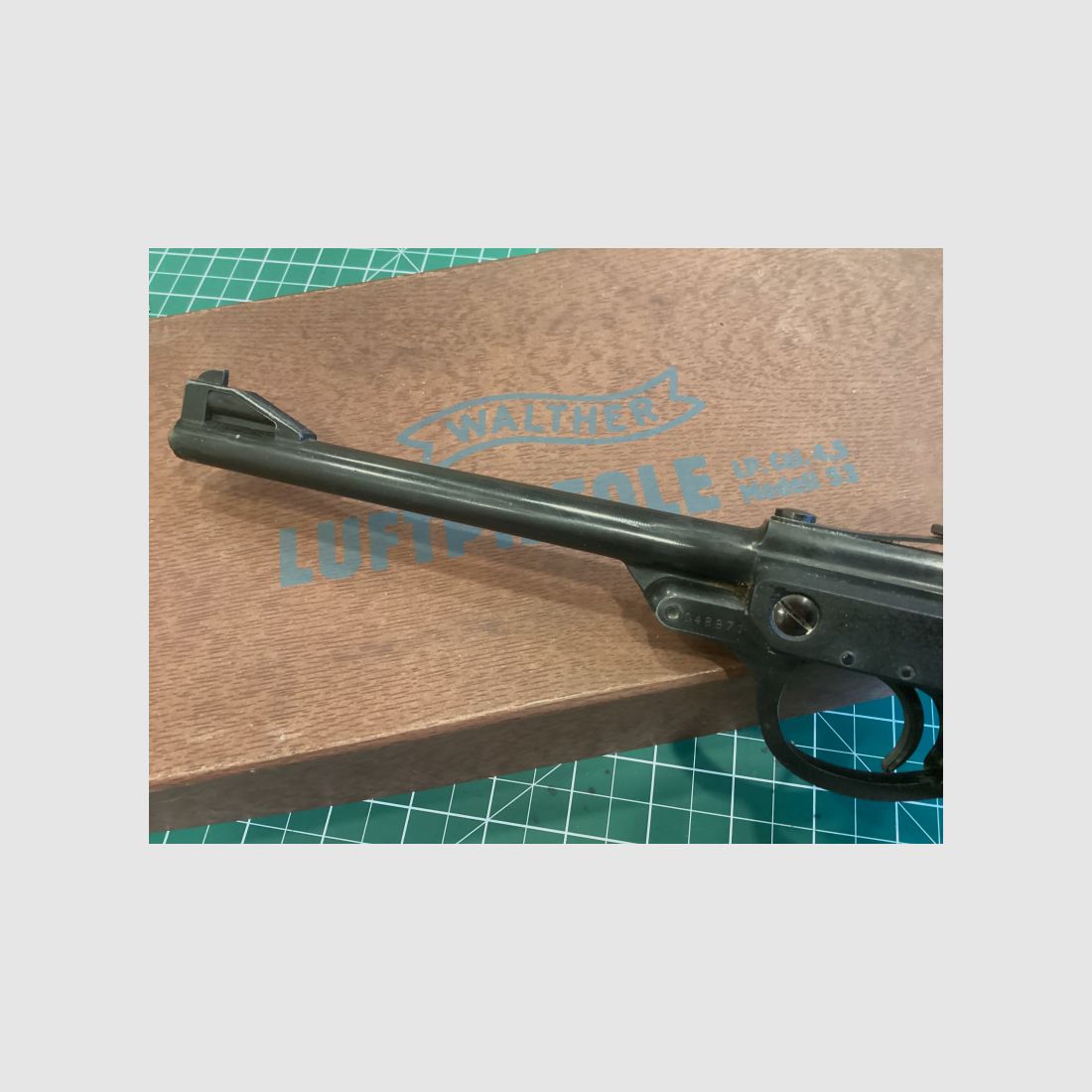 Luftpistole Walther LP Mod. 53 im Cal. 4,5 bekannt aus James Bond Seriennummer 048871 - Lupi