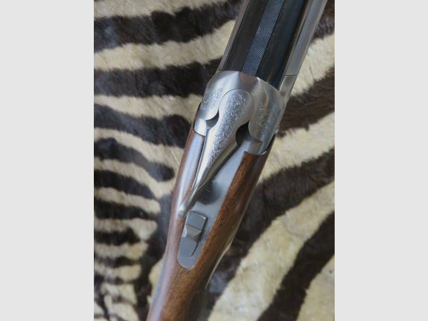 Bockdoppelflinte BROWNING B525 Game One Linkshänder Kal. 12/76 Lauf 71 cm 4 Chokes – Waffenkoffer, Bild 8 von 12