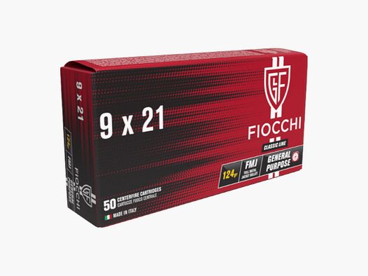 Fiocchi – Metalen Patronen – FMJ 124GR