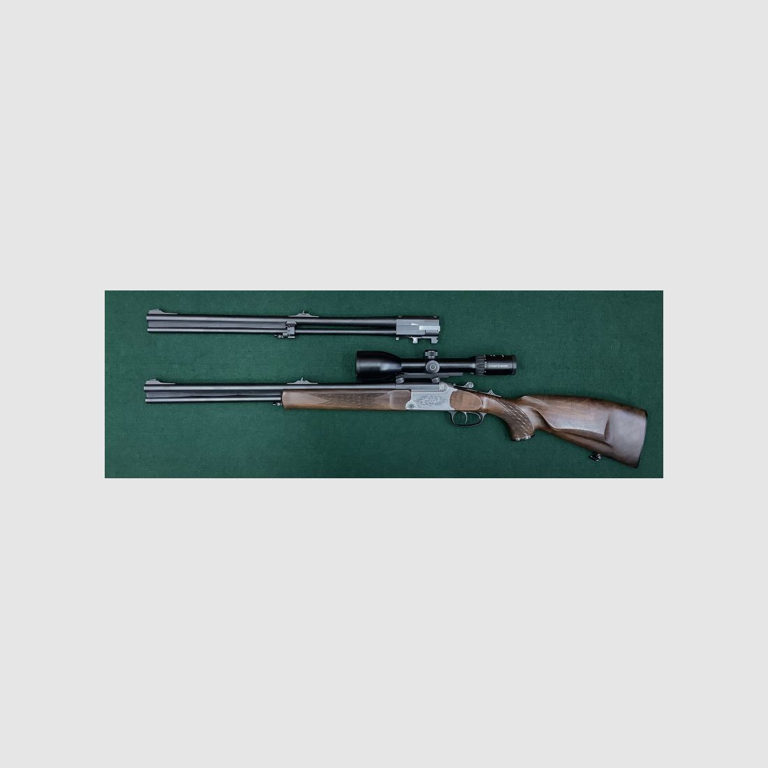 Bockbüchsflinte Blaser BBF 97 Kal. 20/76 .30R Blaser und WL mit ZF Schmidt und Bender 2,5-10x56 Gebr