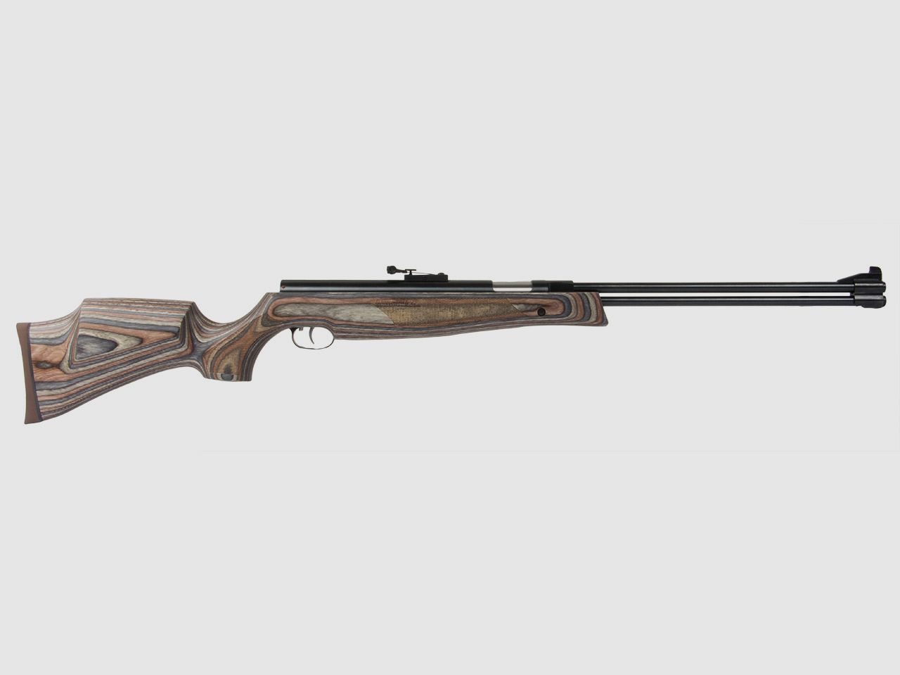 Starrlauf Luftgewehr Weihrauch HW 77 Special Edition Schichtholzschaft braun grĂĽn schwarz Kaliber 5,5 mm (P18)