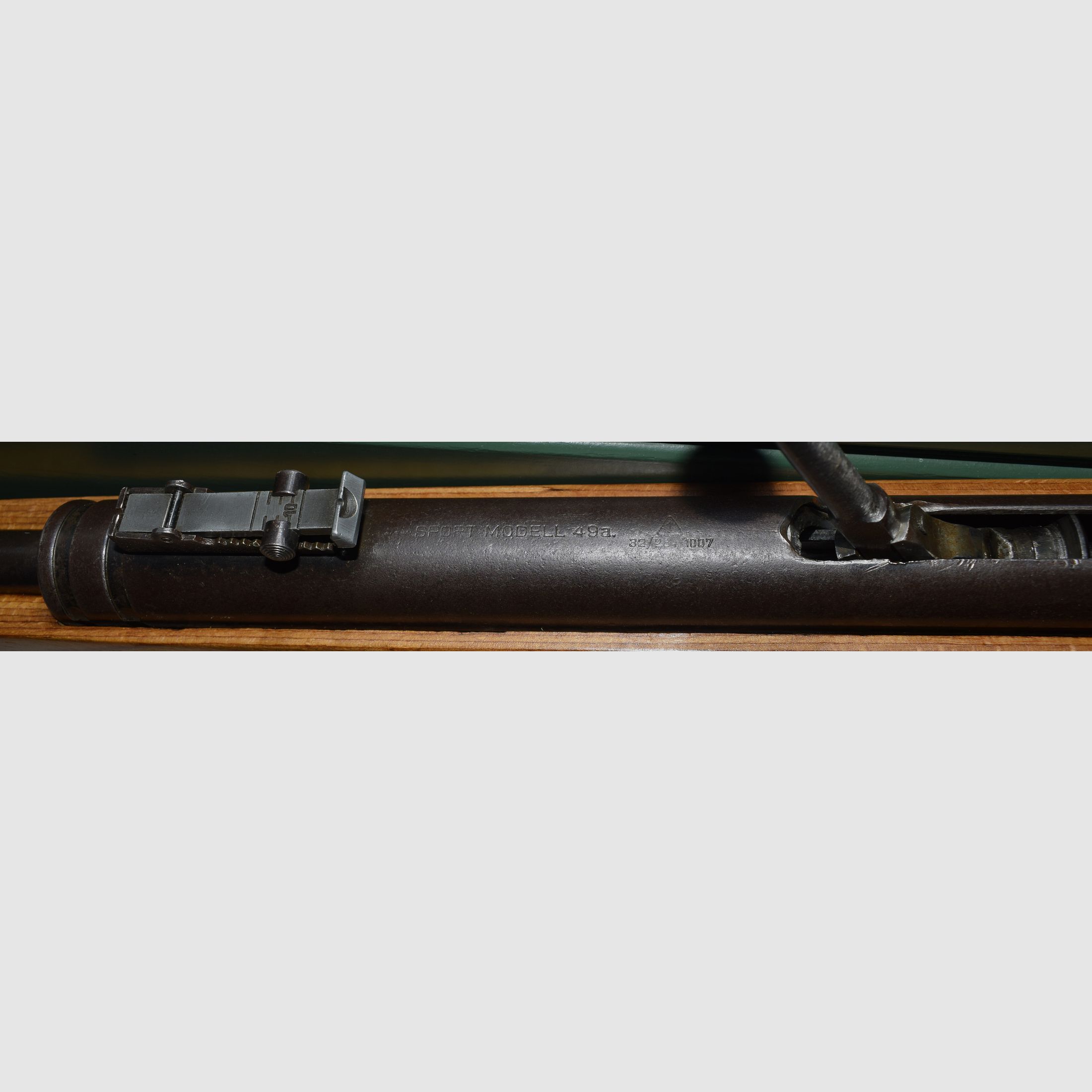 Luftgewehr Haenel 49a - 1957 - Feder und Manschette NEU 12er Magazin und Tragegurt