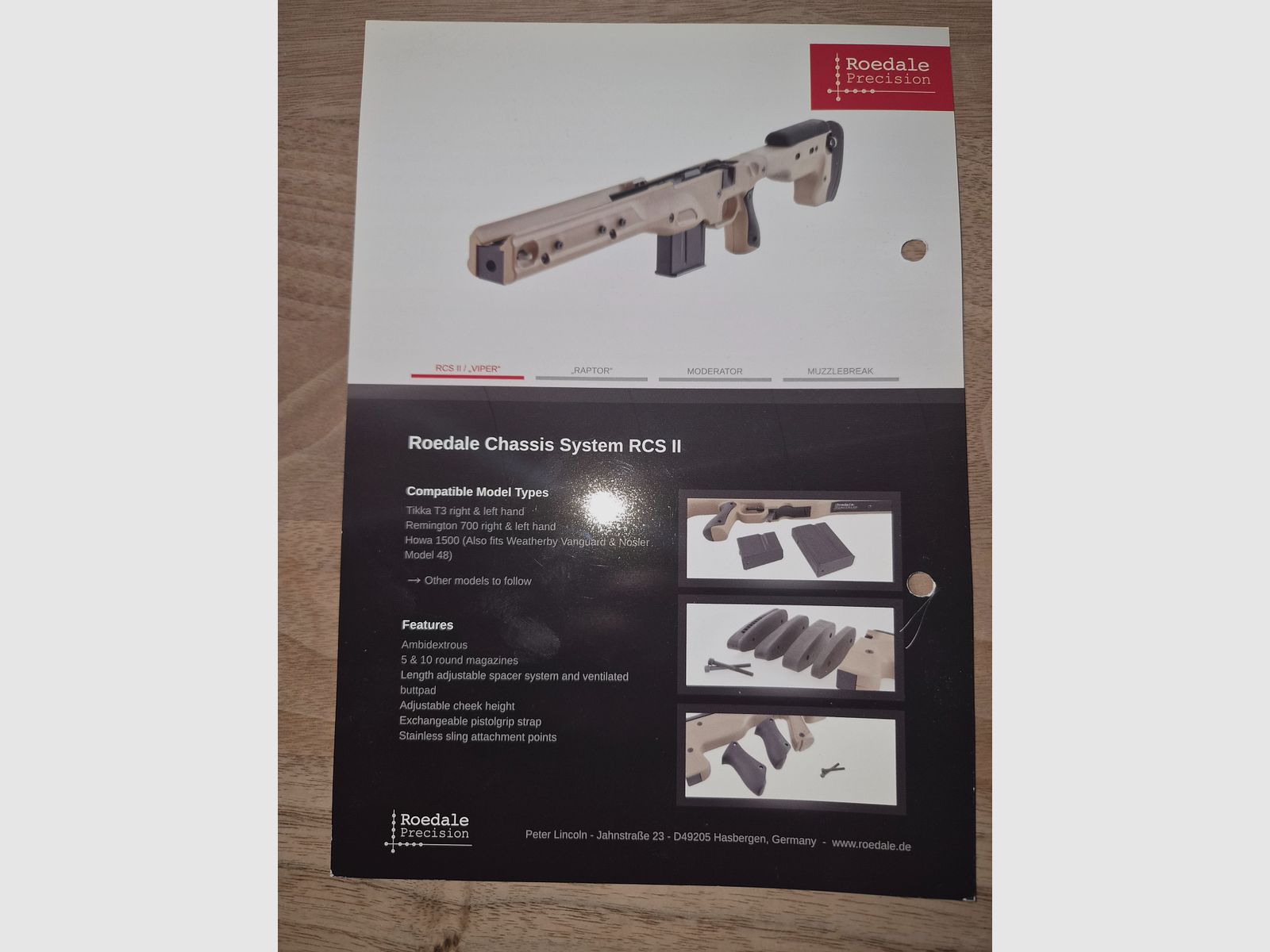 Roedale Tactical Precision Rifle, RCS II Viper, image 14 sur 17