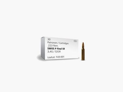 SWISS P .223 Rem. SWISS P Final 3,4g/52gr