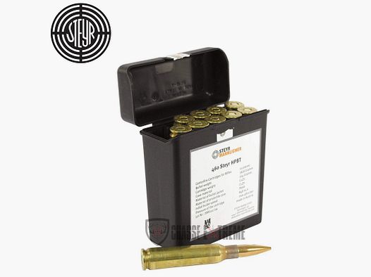 10 Munitions STEYR Cal .460 STEYR HPBT