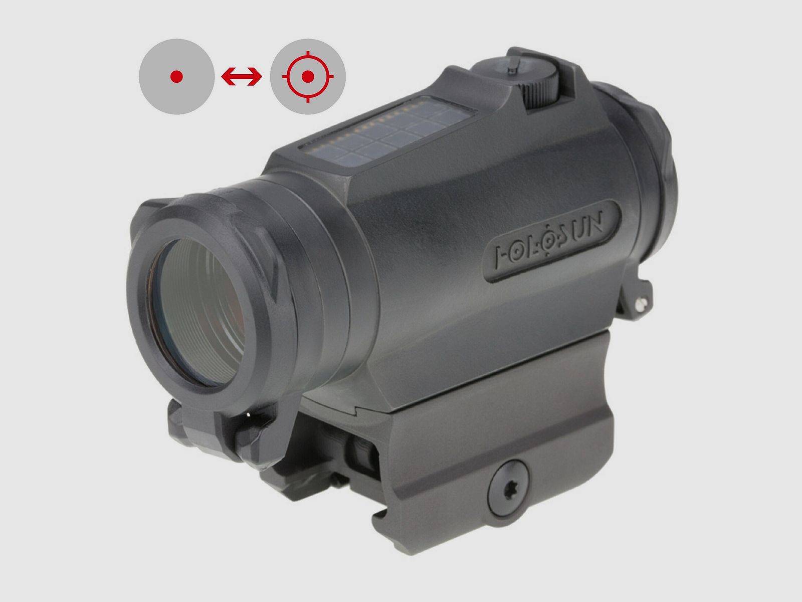 Holosun HE515C-T-RD Punto Rojo Circular Titanio Micro Punto Rojo, imagen 1 de 2