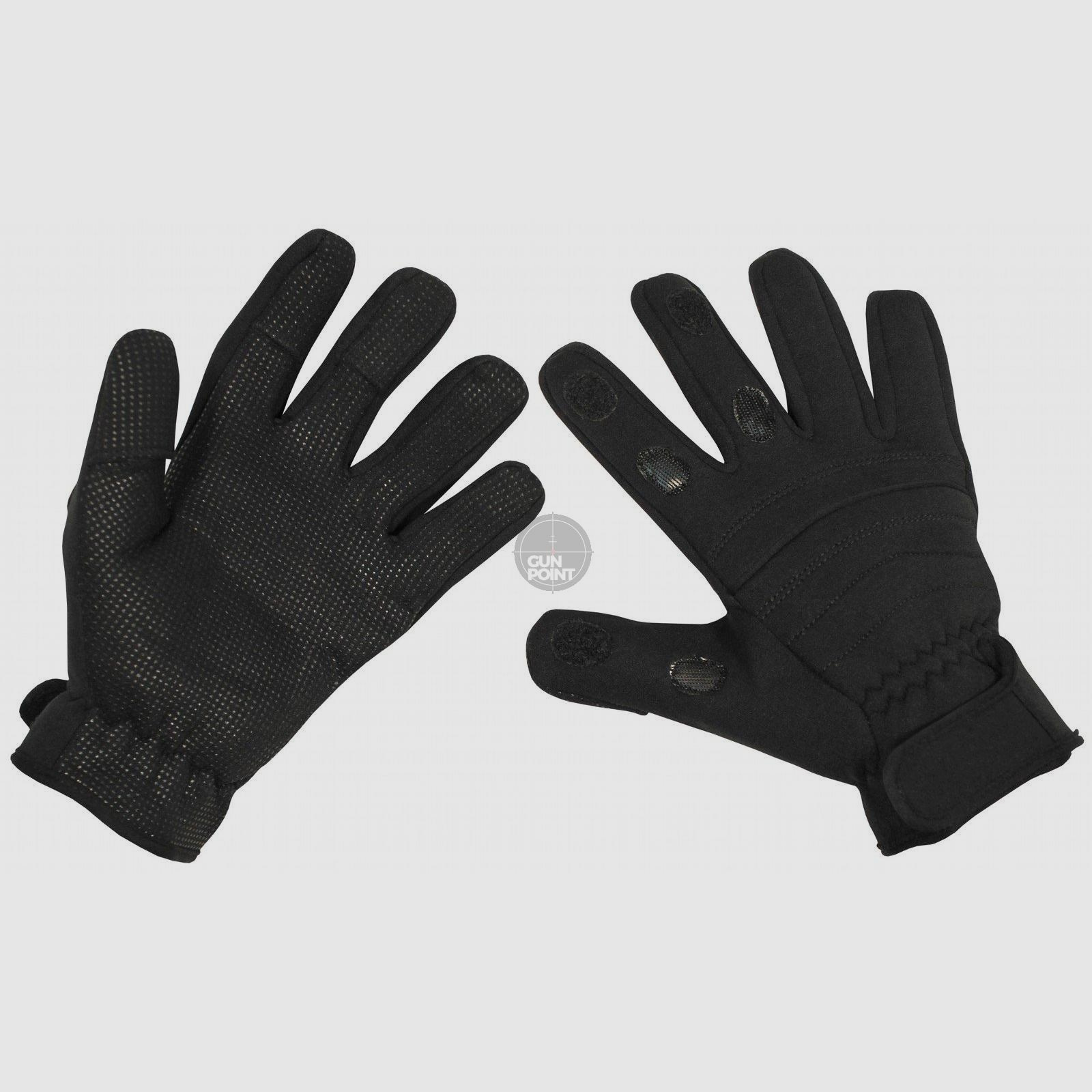 Fingerhandschuhe, "Combat",Neopren, schwarz - Gre: XL