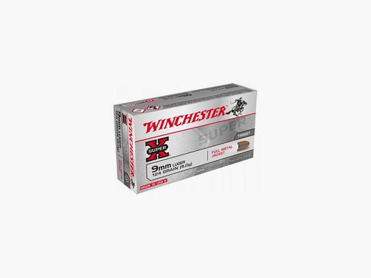 MUNITIONS WINCHESTER SUPER X 9X19 FMJ X50