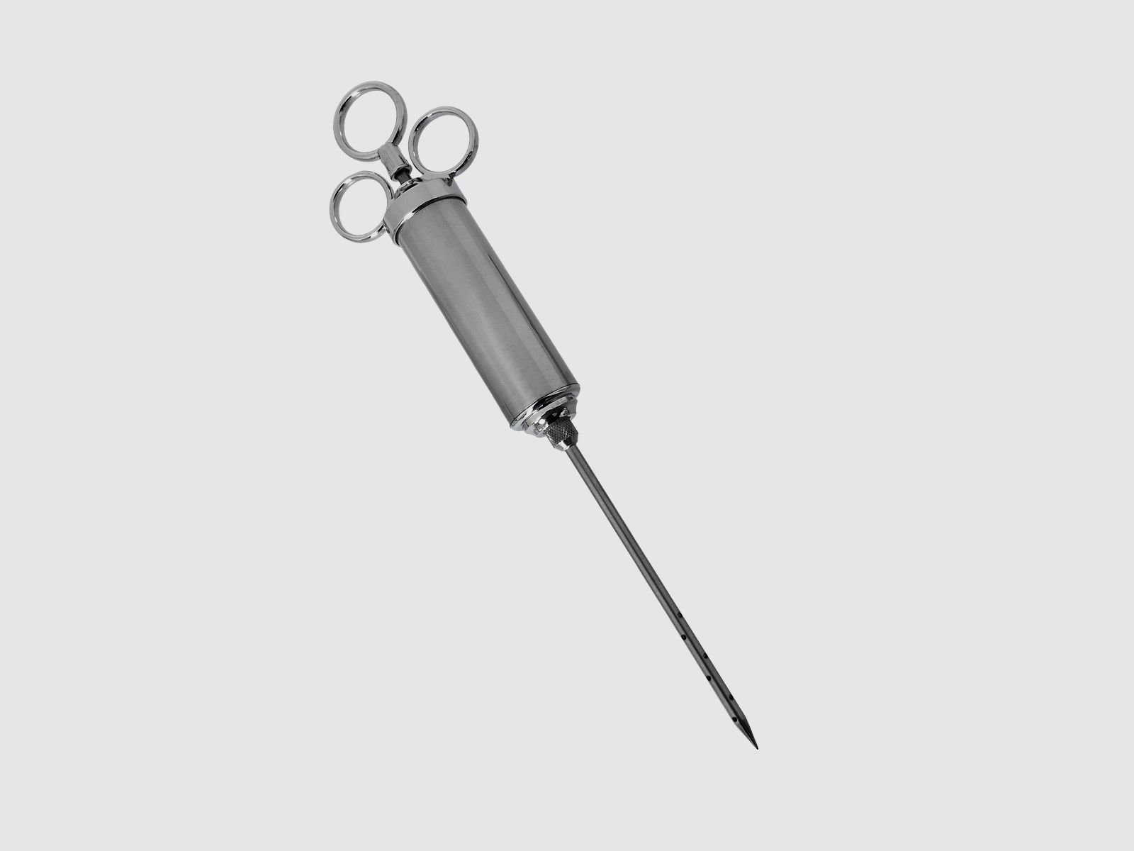 5etta Lake- & Marinadenspritze 60 ml, Edelstahl inkl. 3 Nadeln