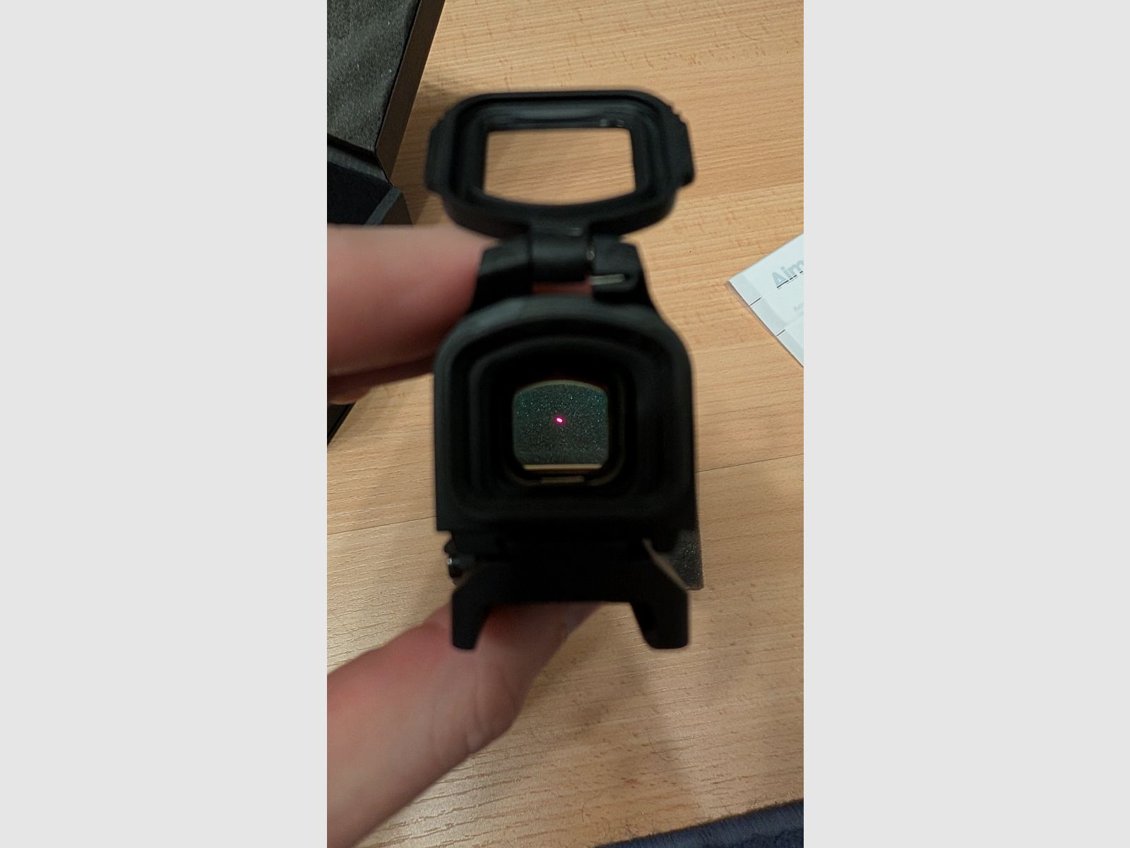 Aimpoint Acro C2 3.5 MOA inkl. Flip Ups und Picatinny Montage - Wie neu