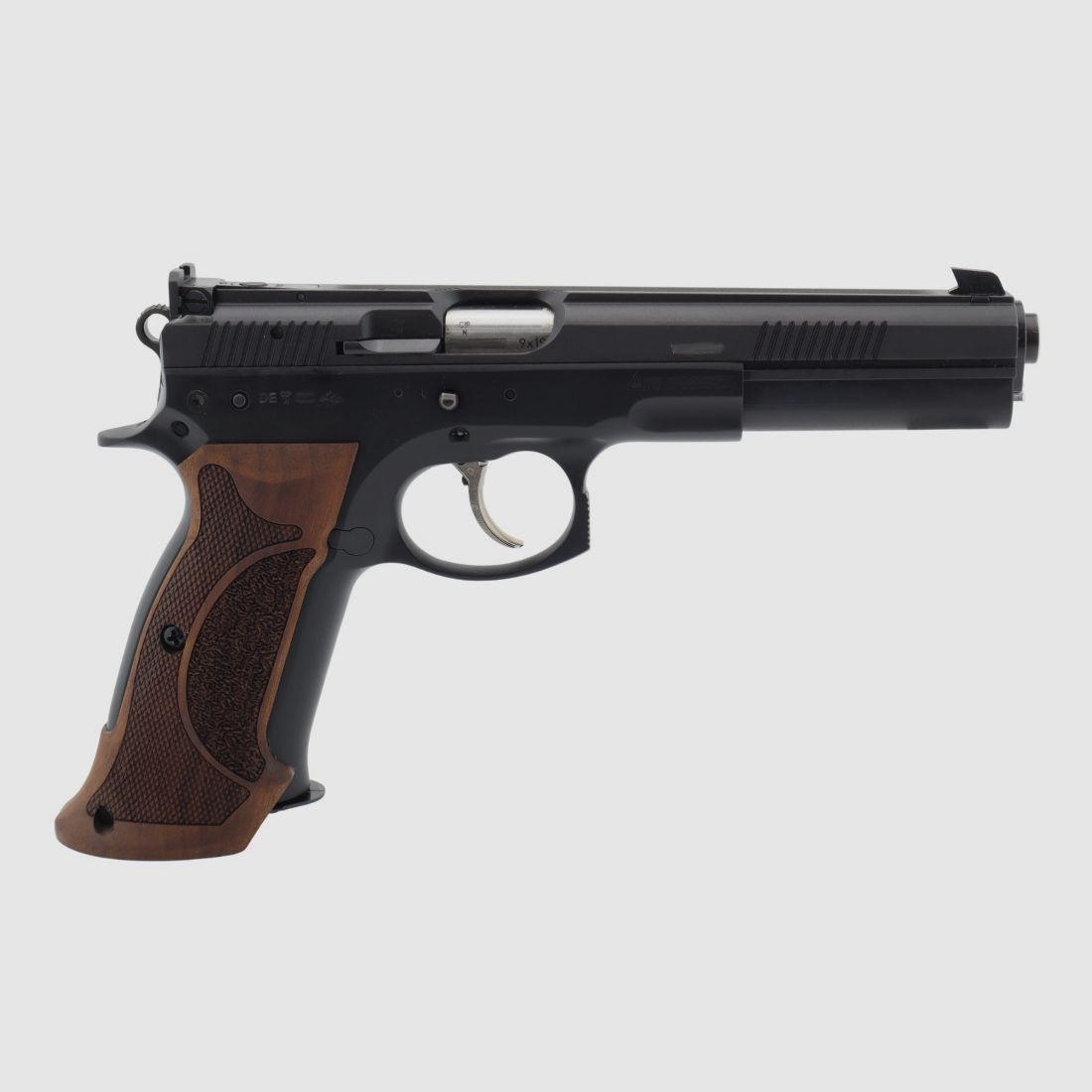  Waffen Oschatz  Sport II SA/DA 6" Longslide Matchpistole Nussbaum Matchgriff original von Waffen-Oschatz Stuttgart CZ75