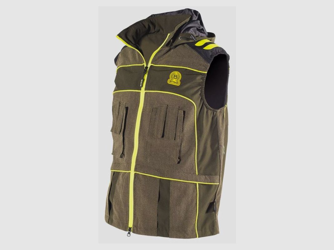 Lichtgewicht Bitrabi Gilet van Cordura Model SHARK groen, afbeelding 3 van 4
