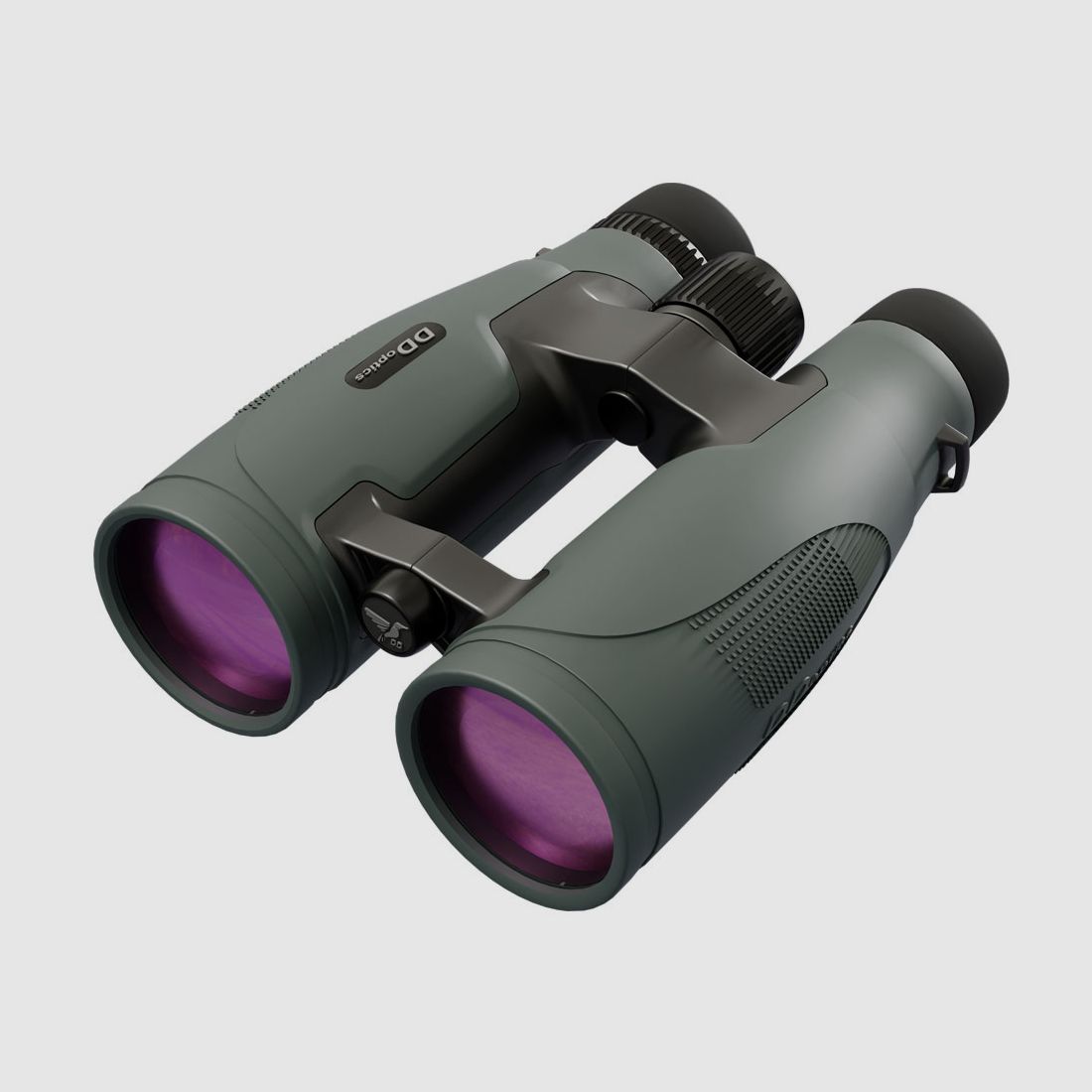 DDoptics 441931256 Fernglas Pirschler 12x56 Gen3 grün mit Tasche und Trageriemen