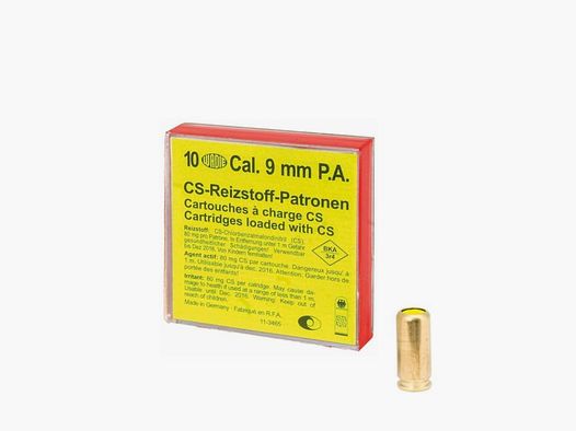 CS Wadie Gaspatronen - Kal. 9 mm PA