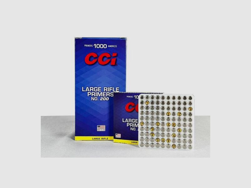 CCi Capsulas para Rifles Grandes *No. 200* STD