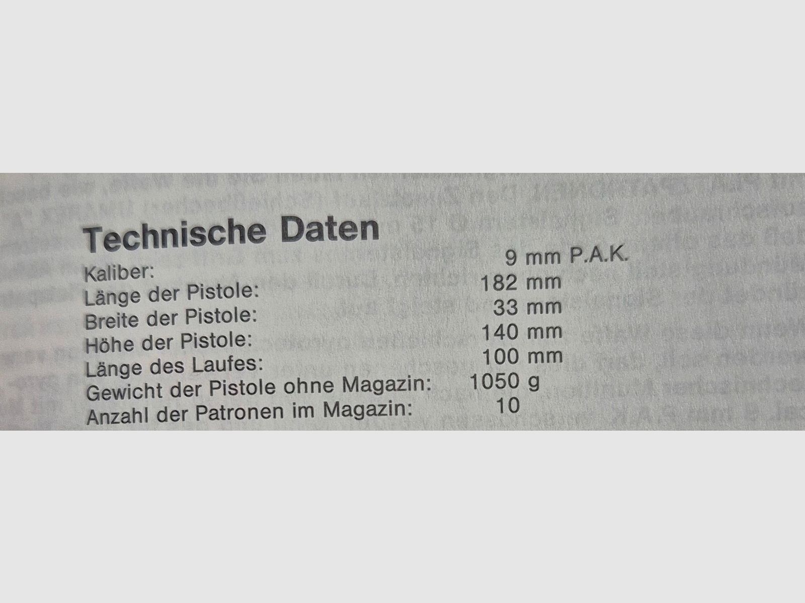 Walther P88 schreckschusspistool 9mm PAK ***NIEUW*** VB