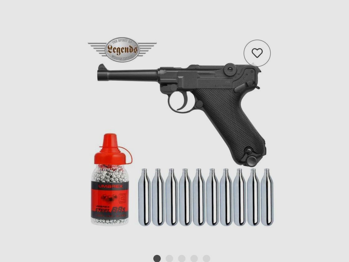 Umarex P08 Legende, 4.5 bb