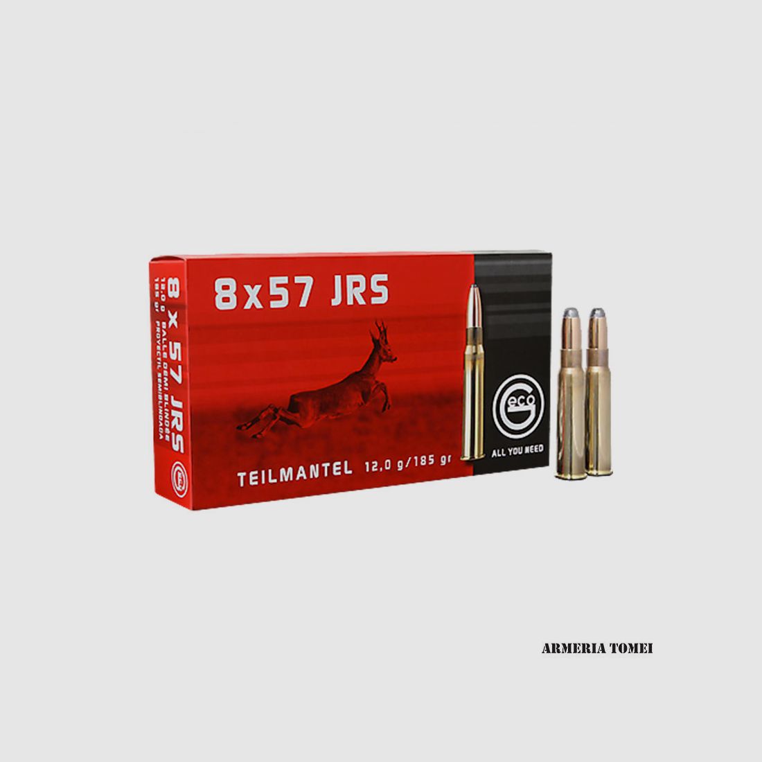 GECO – 8X57 JRS SOFT POINT 12.0G / 185GR