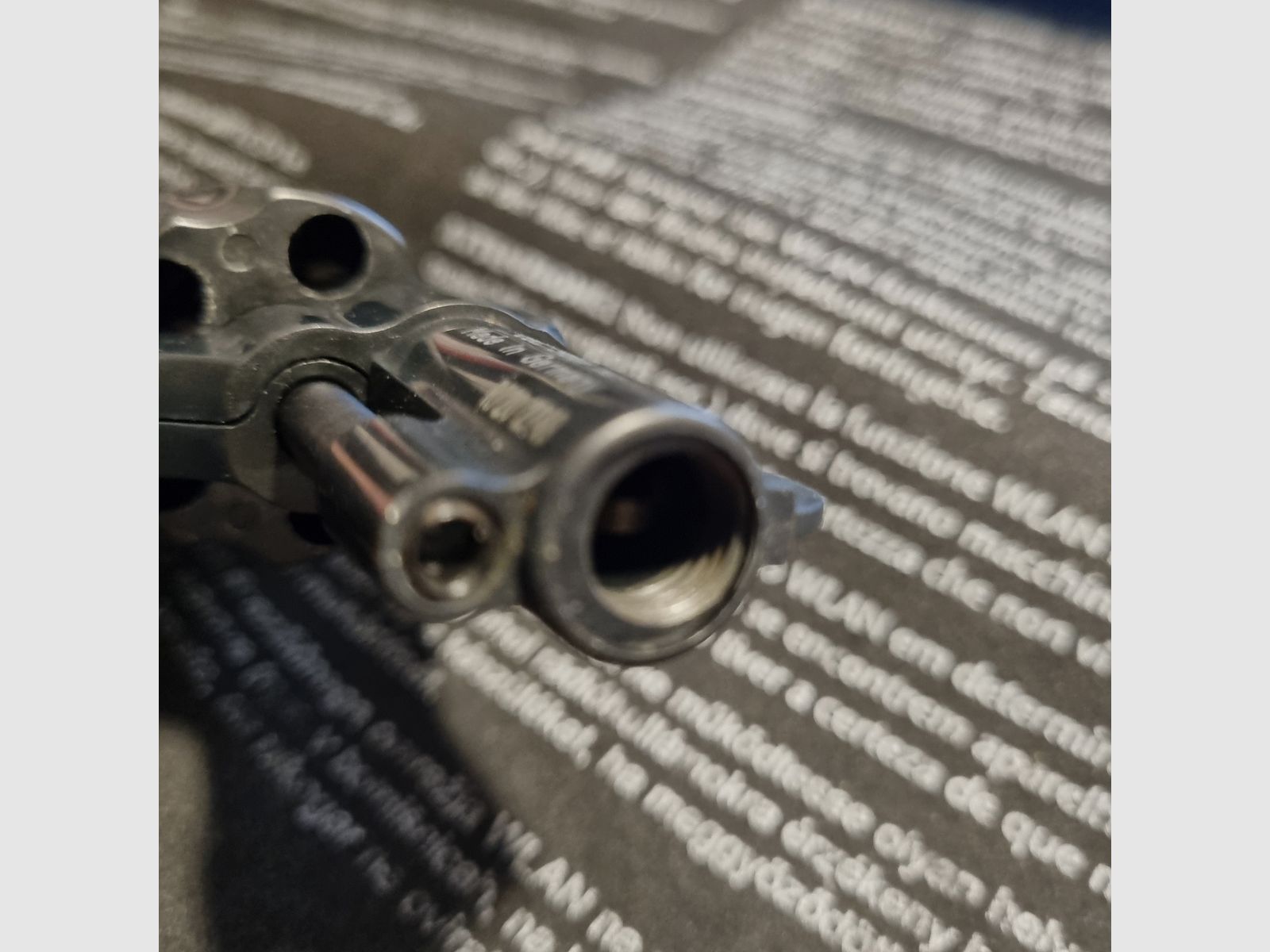 Revolver Smith & Wesson Chiefs Special di Reck, impugnature in legno calibro 9 mm R.K., revolver da donna, con fondina in pelle, PTB 503, modello vecchio