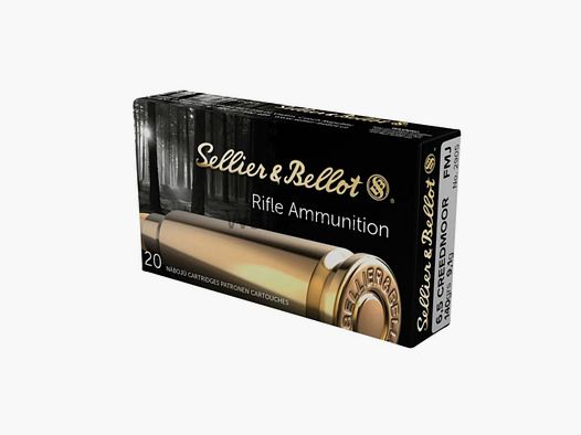 Sellier & Bellot 6,5 Creedmoor Vollmantel 9,1g/140grs.