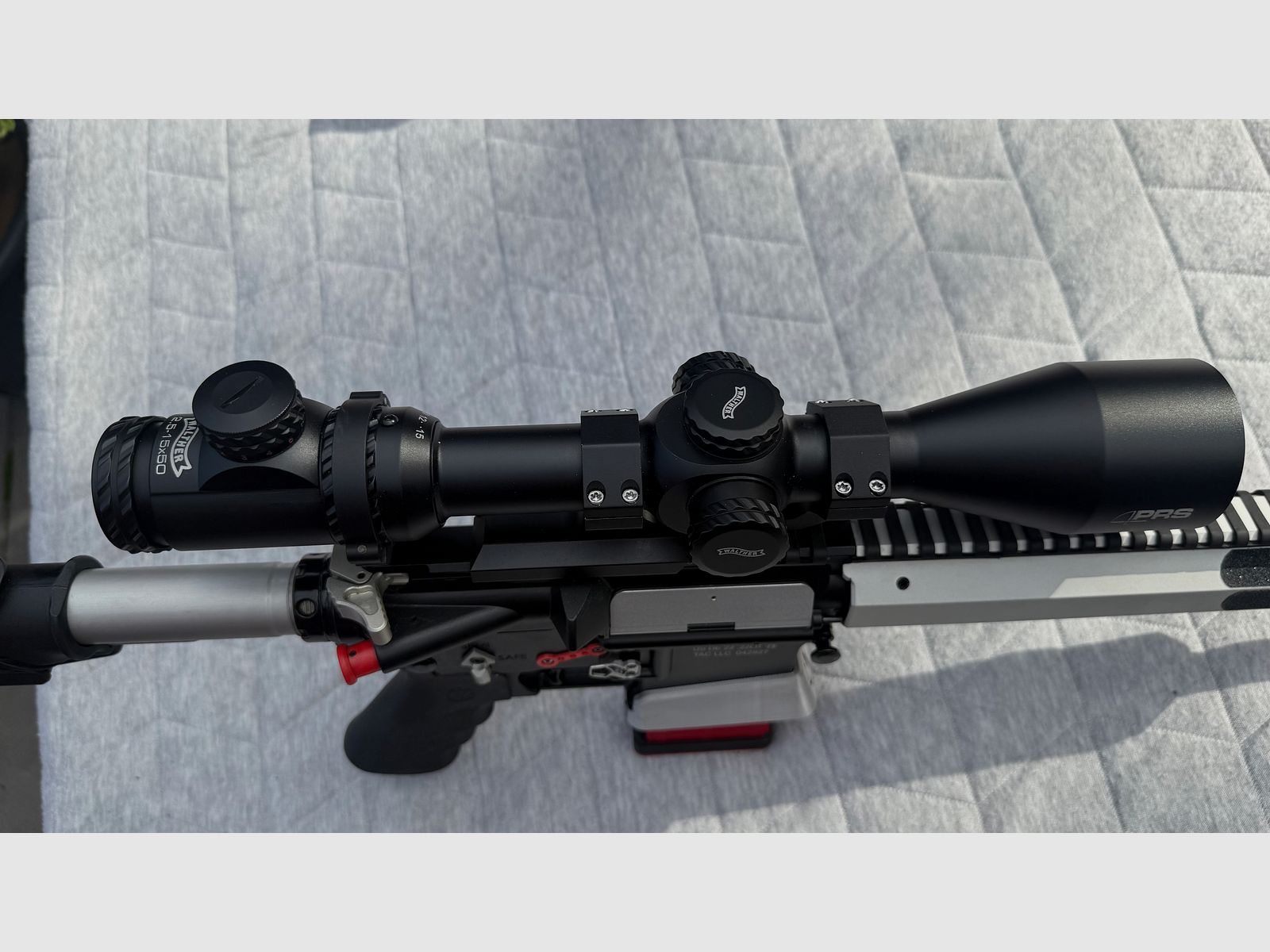 Tipppmann M4-22 Elite Red Line .22lr 16"  mit ZF 2,5-15x50 und Hipertouch  Competition 