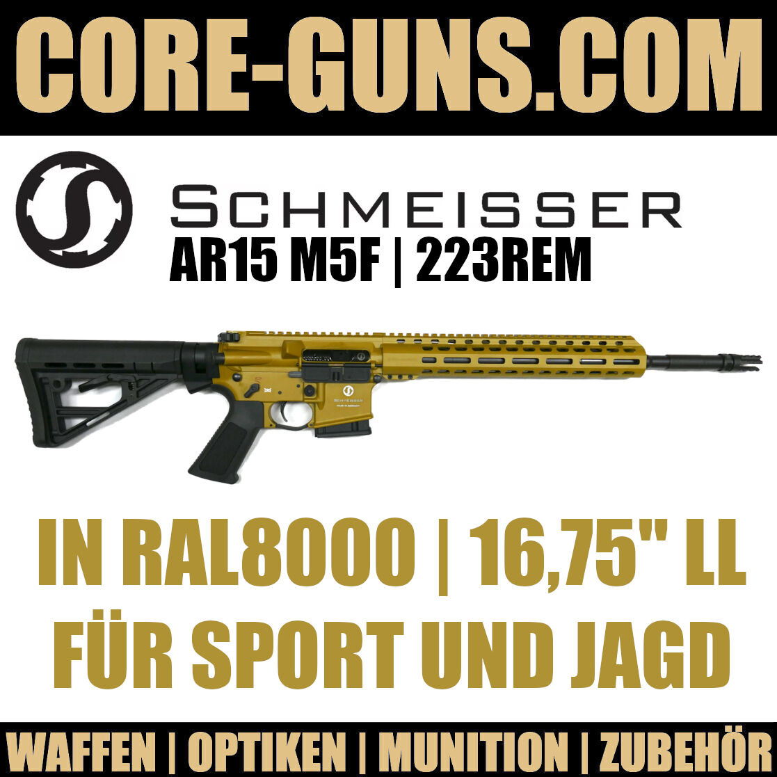 Schmeisser AR15 M5F in RAL8000 16,75" 223Rem Selbstladebüchse	 Limited Edition