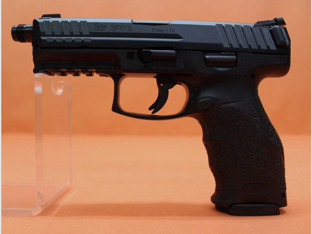 Heckler&Koch Ha.Pistole 9mmLuger Heckler&Koch/H&K HK SFP9 (SF) SD 120mm Polygonlauf/Gewinde M13,5L/ Push-Button