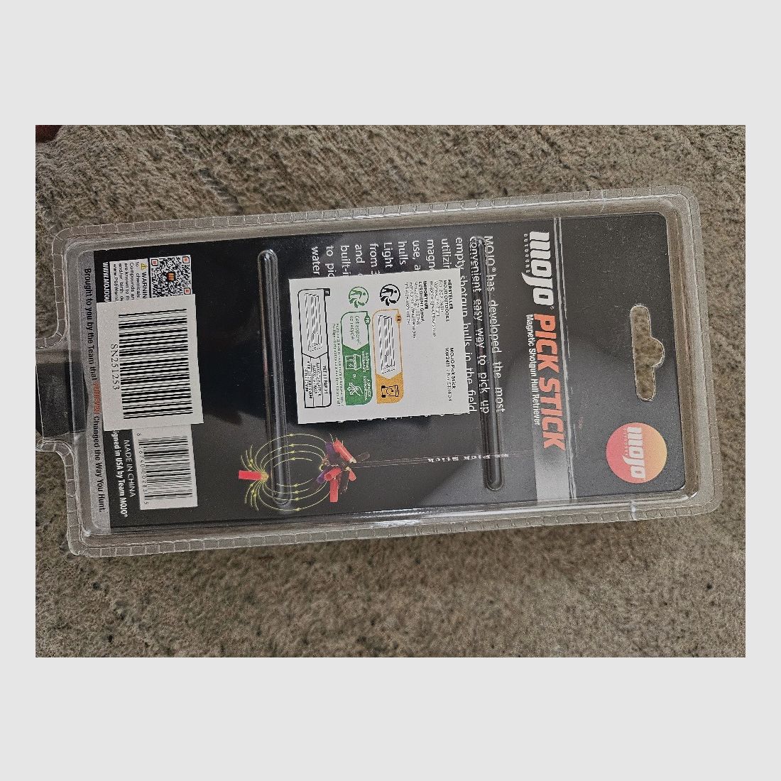 MOJO Pick Stick zbieracz łusek