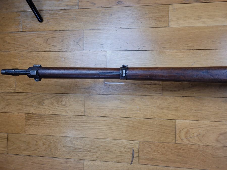 Schweizer Büchse K11 – gerade Bewegungsschluss Schmidt – Originalkaliber – Mononummer – TBE-, Bild 18 von 19